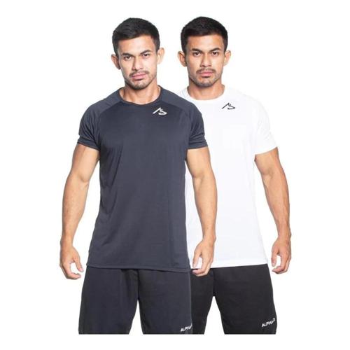 kit 2 camisetas dry wolf alpha