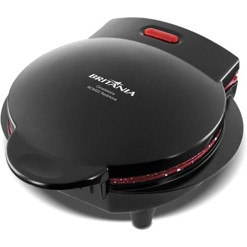 omeleteira britania bom02p antiaderente redstone 750w 127v