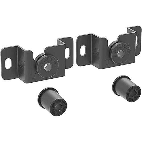 suporte fixo universal de parede capacidade ate 100 kg padrao vesa 75x75 a 800x400mm tvs 14 a 100 preto uni100 elg