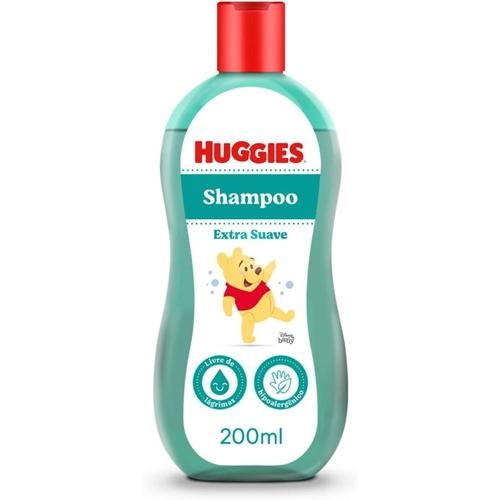 3 unidades huggies shampoo extra suave para bebe 200ml