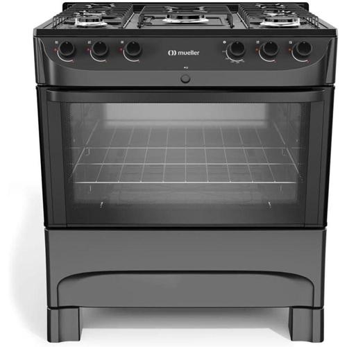 fogao mueller 5 bocas preto fosco mfi5bc bivolt
