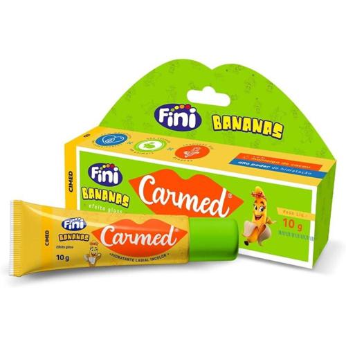 carmed fini bananas hidratante labial 10g