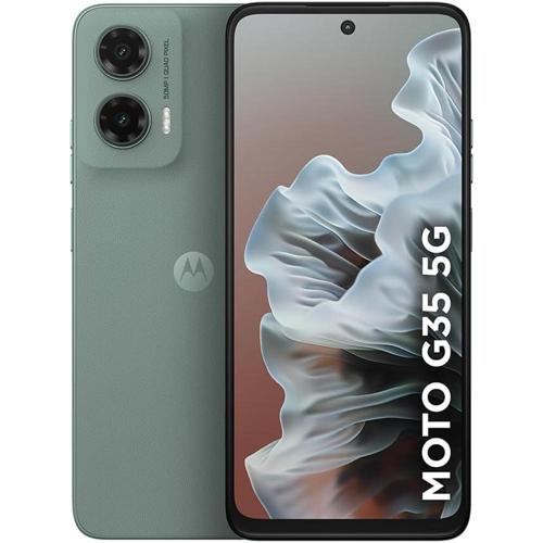 smartphone motorola moto g35 5g 256gb 12gb 4gb ram8gb ram boost e camera 50mp com ai nfc tela 67 com superbrilho cinza vegan leather