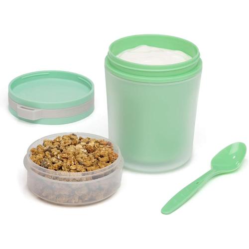 pote termico goodful com colher 414 ml verde