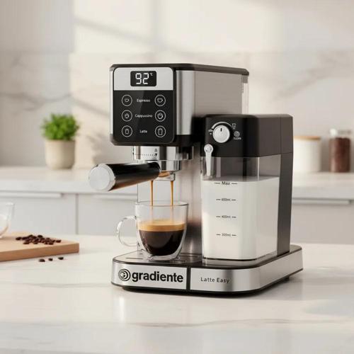 cafeteira espresso latte easy touch inox gradiente 220v