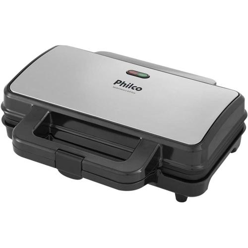 sanduicheira e grill inox pgr02i preto 220v philco