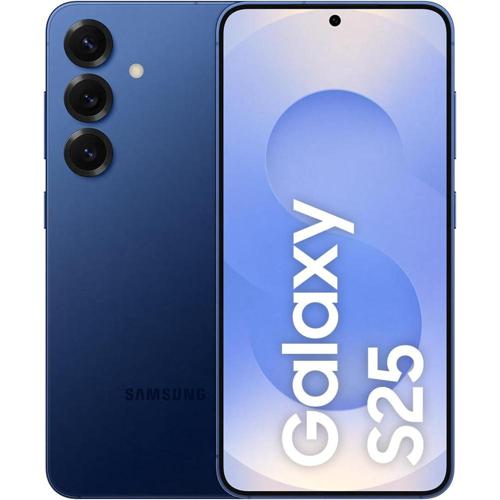 smartphone samsung galaxy s25 5g 256gb 12gb ram camera tripla de 501210 tela grande de 62 azul