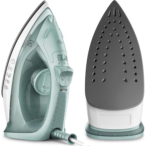 electrolux ferro de passar roupa seco e vapor base antiaderente vapor vertical extra 1200w cabo 135m verde esi11 220v