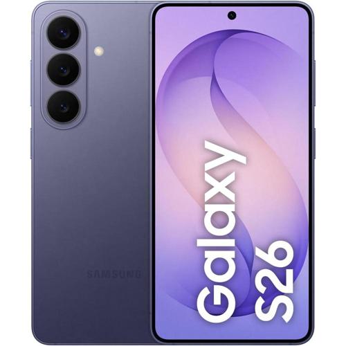 smartphone samsung galaxy s26 5g 512gb 12gb ram camera tripla de 501210 tela grande de 63 violeta voce ganha o dobro de memoria 512gb pe