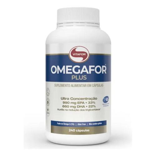 suplemento alimentar omegafor plus epa e dha 240 capsulas vitafor