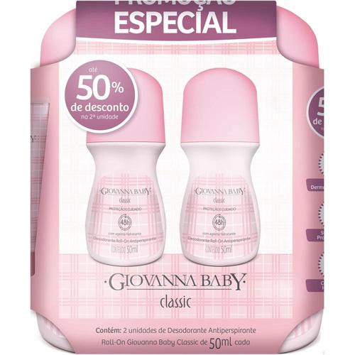 giovanna baby kit giovanna baby desodorante roll on fem c2 50ml classic