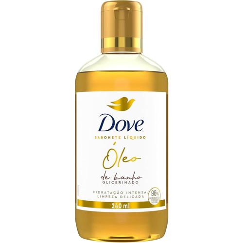dove oleo de banho hidratacao intensa e limpeza delicada glicerinado com 96 ingredientes de origem natural 240 ml