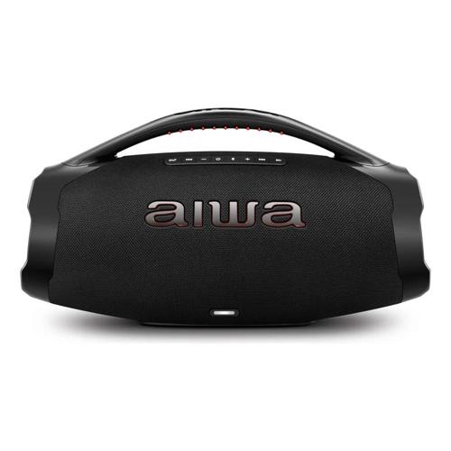 caixa de som boombox aiwa aws bbs 01 b bluetooth ip66 tws cor preto 127220v