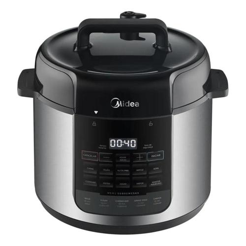 panela de pressao eletrica 5l nutripro inox midea