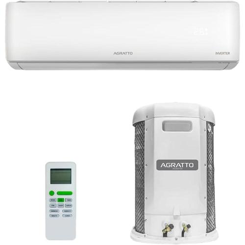 ar condicionado split hi wall agratto liv top inverter 18000 btus frio 220v r 32