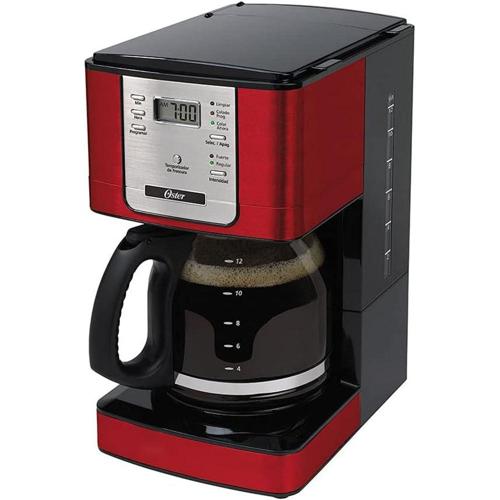 cafeteira oster flavor programavel 15l 110v vermelhapreto 1000w bvstdc4401rd