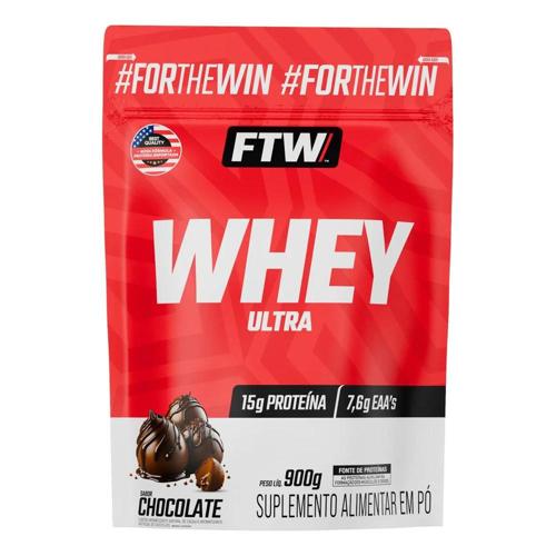 whey concentrado ultra protein refil 900g sabor chocolate ftw