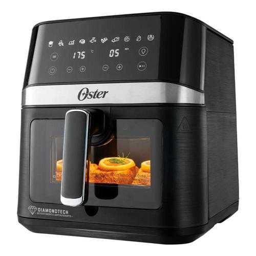 fritadeira diamondtech oster 6l com visor transparente 127v