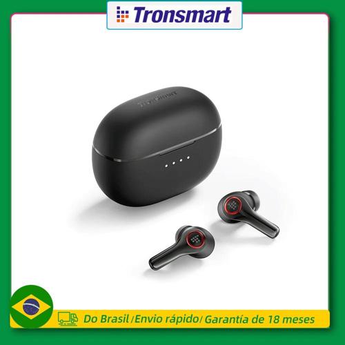 fones de ouvido tronsmart soundfii nc 2 bluetooth sem fio com cancelamento de ruido ativo hibrido audio de alta r