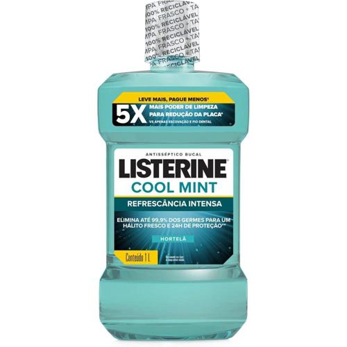 listerine enxaguante bucal cool mint 1l