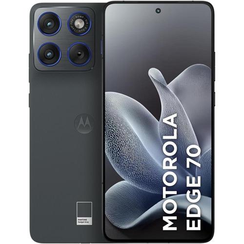 smartphone motorola edge 70 5g 256gb 24gb 8gb ram 16gb ram boost ultrafino 3 cameras 50mp tela 15k extreme amoled 120hz gadget gray