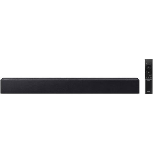 soundbar samsung hw b400f com 20 canais bluetooth subwoofer integrado e hdmi arc
