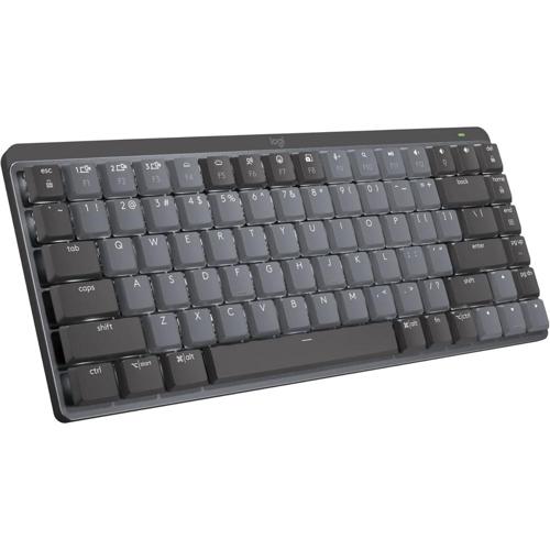 teclado mecanico sem fio logitech mx mechanical mini com teclas retroiluminadas tactile quiet conexao usb