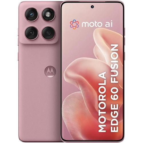 smartphone motorola edge 60 fusion 5g 256gb 16gb 8gb ram8gb ram boost 50mp sony ai camera ip68 nfc rosa