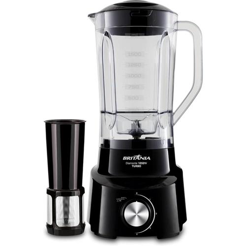 liquidificador diamante 900w preto 220v britania