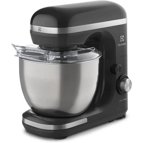 batedeira planetaria electrolux capacidade 5l 750w 12 velocidades ekm40 potente tigela inox funcao pulsar massa pesada pes antiderrapante preto 127v