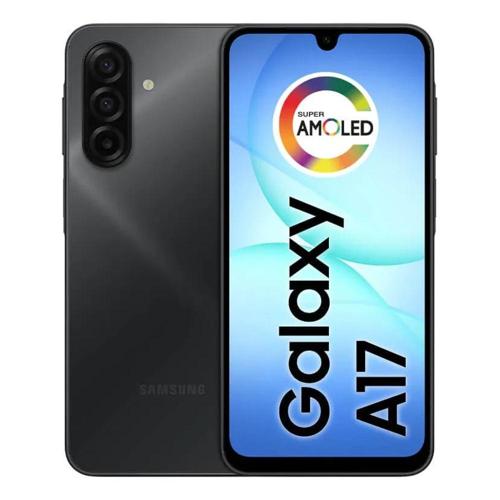 smartphone samsung galaxy a17 com ia 128gb 4gb ram cam de 50mp tela de 67 nfc ip54 azul