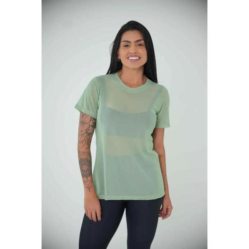 blusa tule camiseta feminina academia fitness