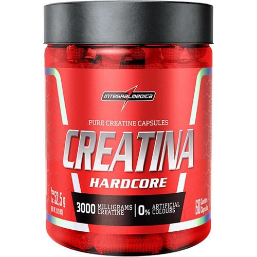 integralmedica creatina hardcore 60 capsulas pura monohidratada