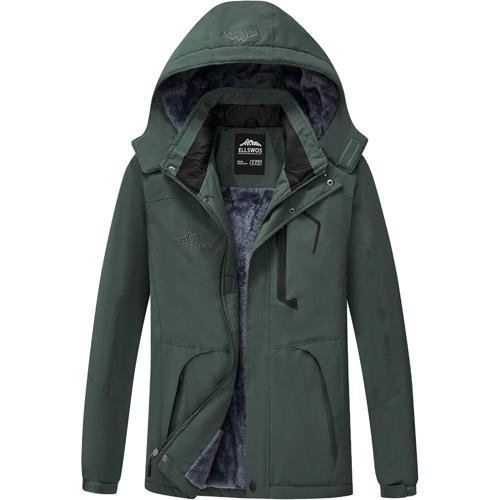ellswos jaqueta de esqui masculina a prova dagua casaco de inverno tamanho gg