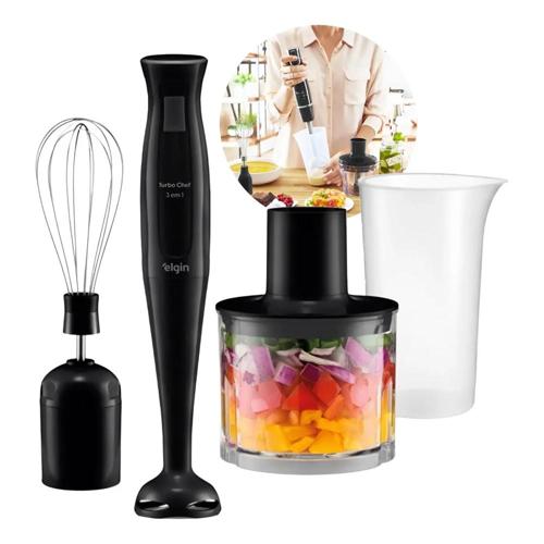 mixer vertical turbo chef elgin 3 em 1 200w preto 110v preto
