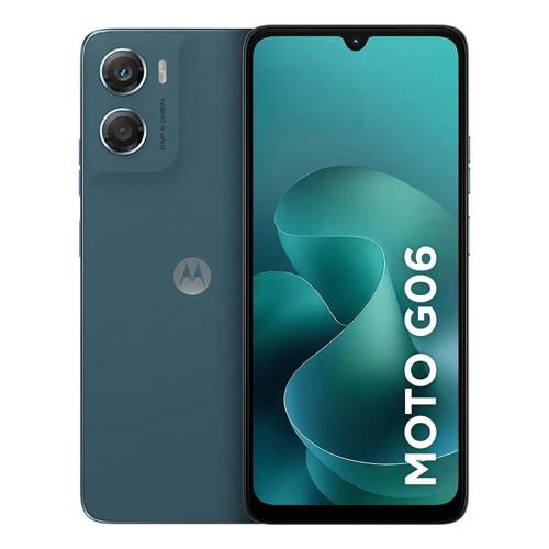 smartphone motorola moto g06 128gb 12gb 4gb ram 8gb ram boost e camera 50mp com ai bateria de 5200 mah tela 69 azul marinho