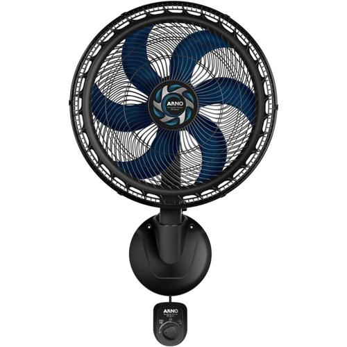 ventilador de parede arno xtreme force breeze 50cm vb51 126w 6 pas 3 velocidades modo sono tranquilo oscilacao 80o 220v