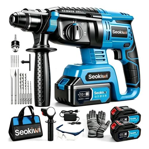 parafusadeira furadeira de impacto a bateria 21v 38 bivolt 1400 rpm com acessorios e maleta tb 21pzw the black tools
