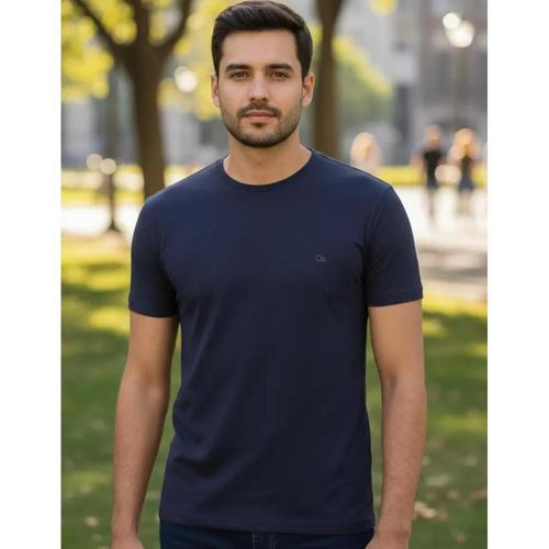 camiseta masculina basica slim algodao varias cores ogochi