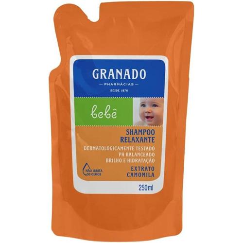 granado refil shampoo bebe camomila 250ml