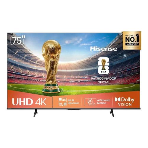 hisense smart tv 4k 75 polegadas 75a6nv com dolby vision hdr10 hlg dolby gaming film maker dts virtual x compatibilidade alexa e google home