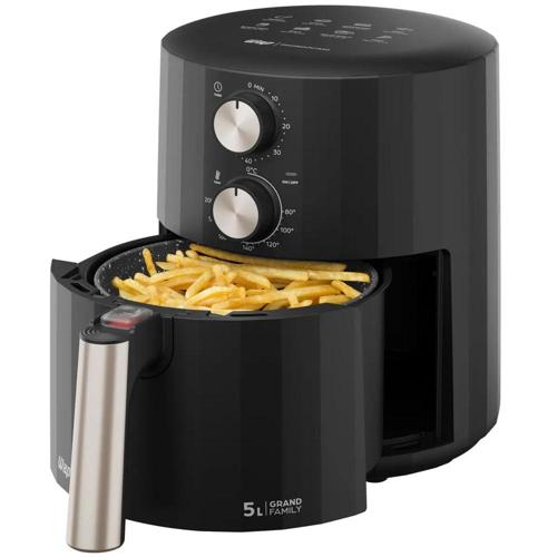 fritadeira eletrica antiaderente wap air fryer grand family 5 litros 1500w