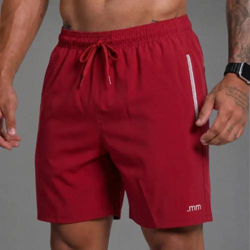 kit 3 bermuda masculina tactel com elastano academia treino 1