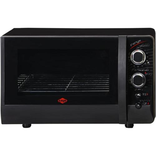 forno eletrico fenyx black 1750w 127v layr gabinete interno com revestimento easy clean visor iluminado 46 litros com timer