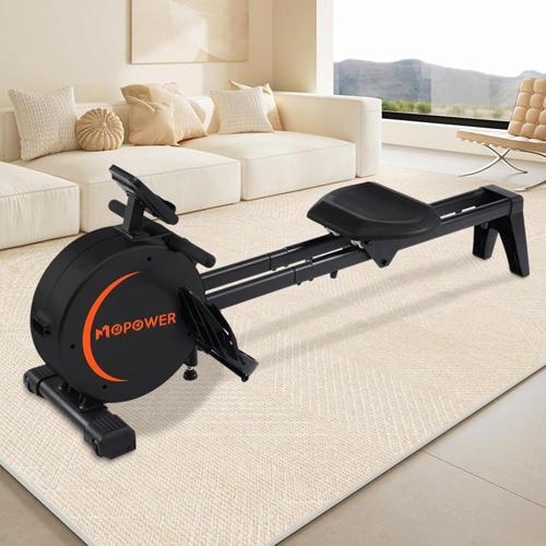 remo domestico magnetico capacidade 120 kg 8 niveis trilho aluminio 1 m roda de inercia 2 kg suporta ipad
