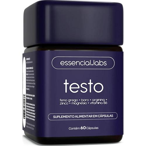 testo essencial formula exclusiva com feno grego boro arginina zma vitamina b6 precursor da testosterona 60 capsulas