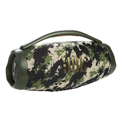 caixa de som jbl boombox 3 bluetooth portatil cor squad verde 220v
