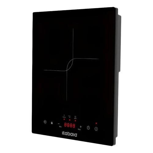 cooktop de inducao 1 boca itatiaia essencial com timer e trava de seguranca preto