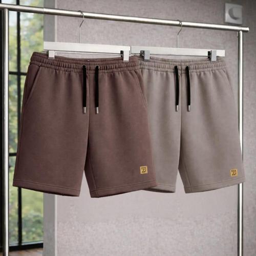 kit 2 bermuda shorts masculino moletinho curta