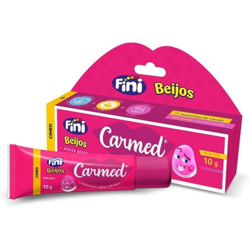 carmed fini beijos hidratante labial com cor 10g